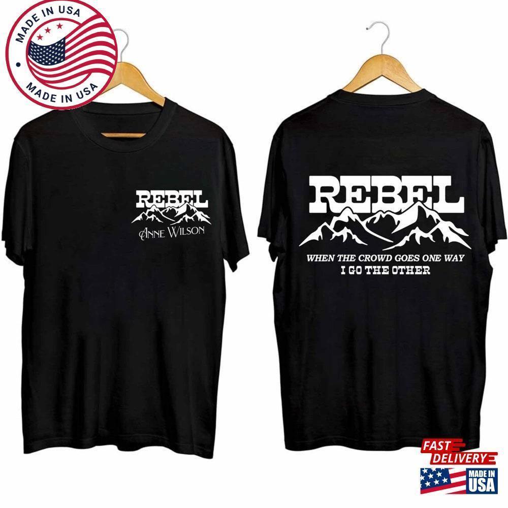 Anne Wilson Rebel Shirt Fan Country Music Classic  2 Sided
